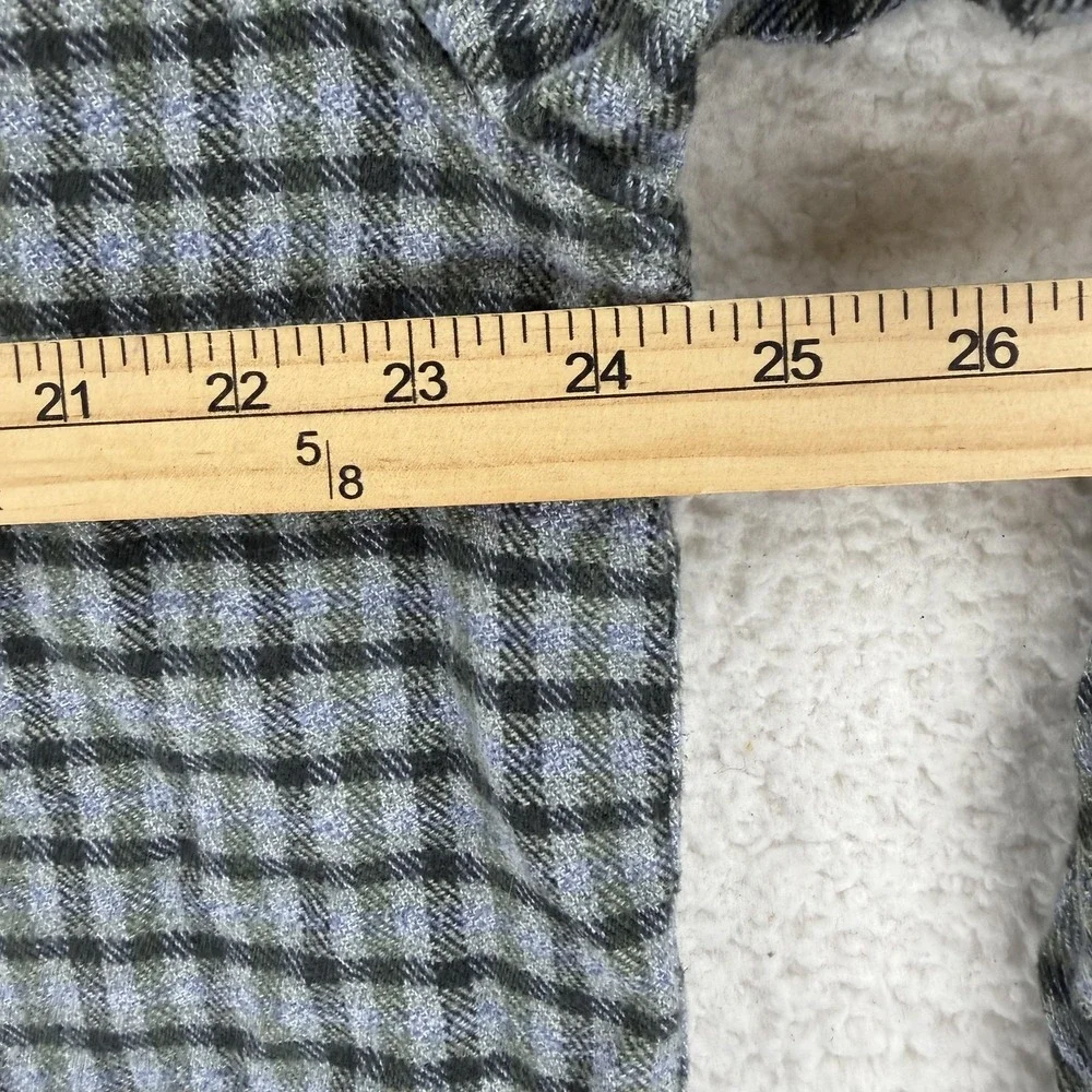 The North Face A5 Shirt‎ Mens Large Gray Plaid Flannel Long Sleeve Button Front